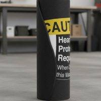 Antifatigue foam mats – rolled up