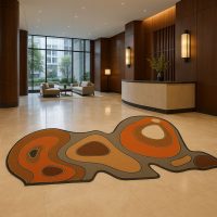 Custom Shape Logo mats – in use