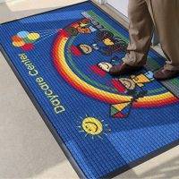 Waterhog HD impression logo mats -in use (1) Waterhog HD impression logo mats -in use (1)