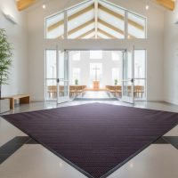Waterhog Herringbone Mats in use – church