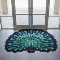 custom-shape-logo-mats-in-use