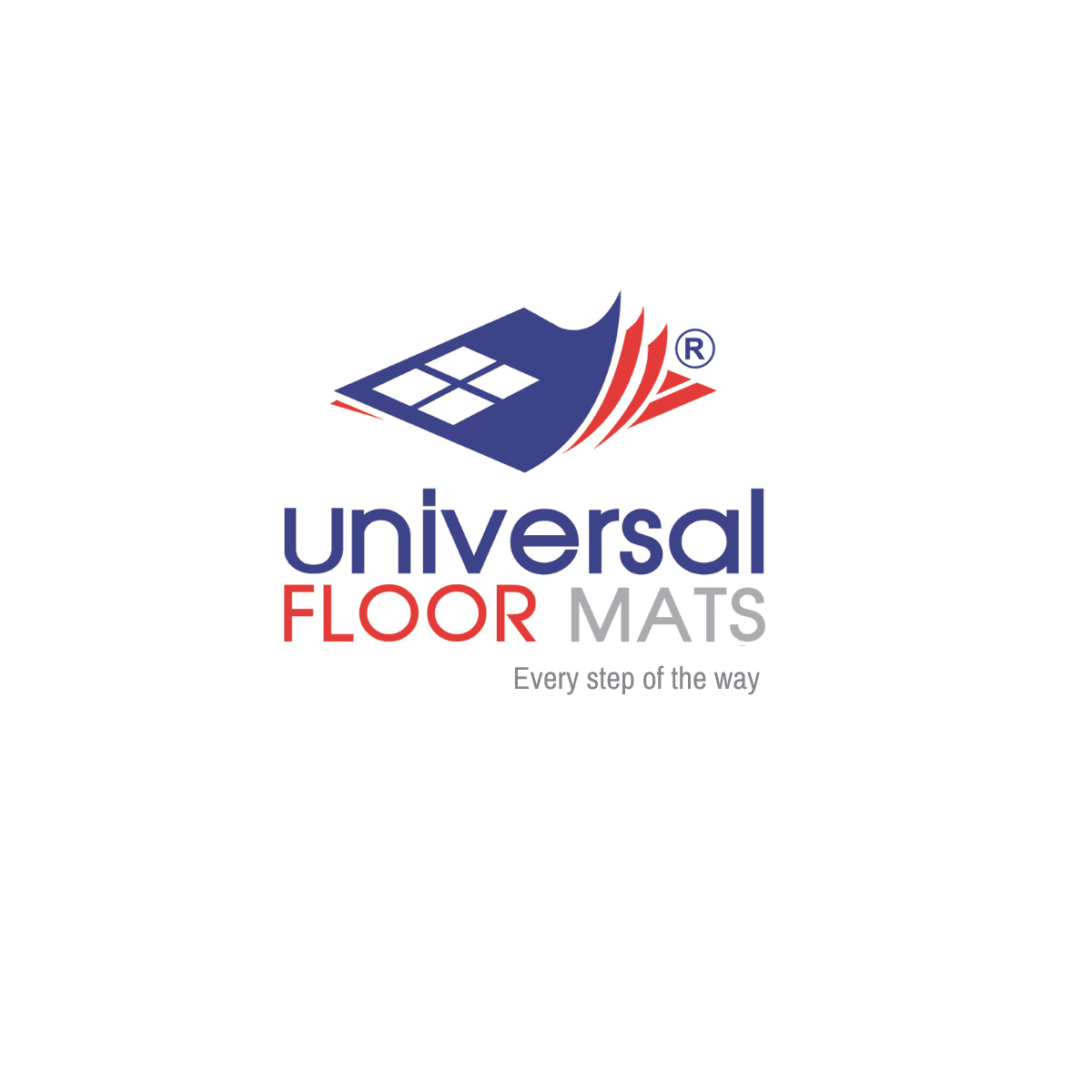 Sample logo shown on a mat