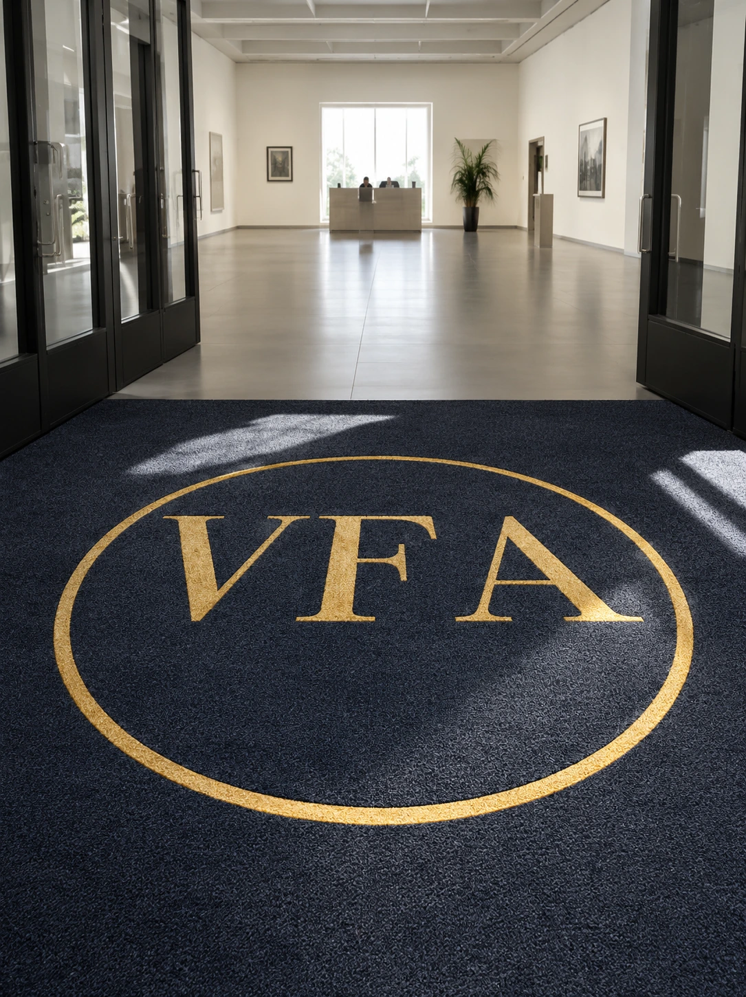 Vibe Fine Arts SoHo coco inlay logo mat