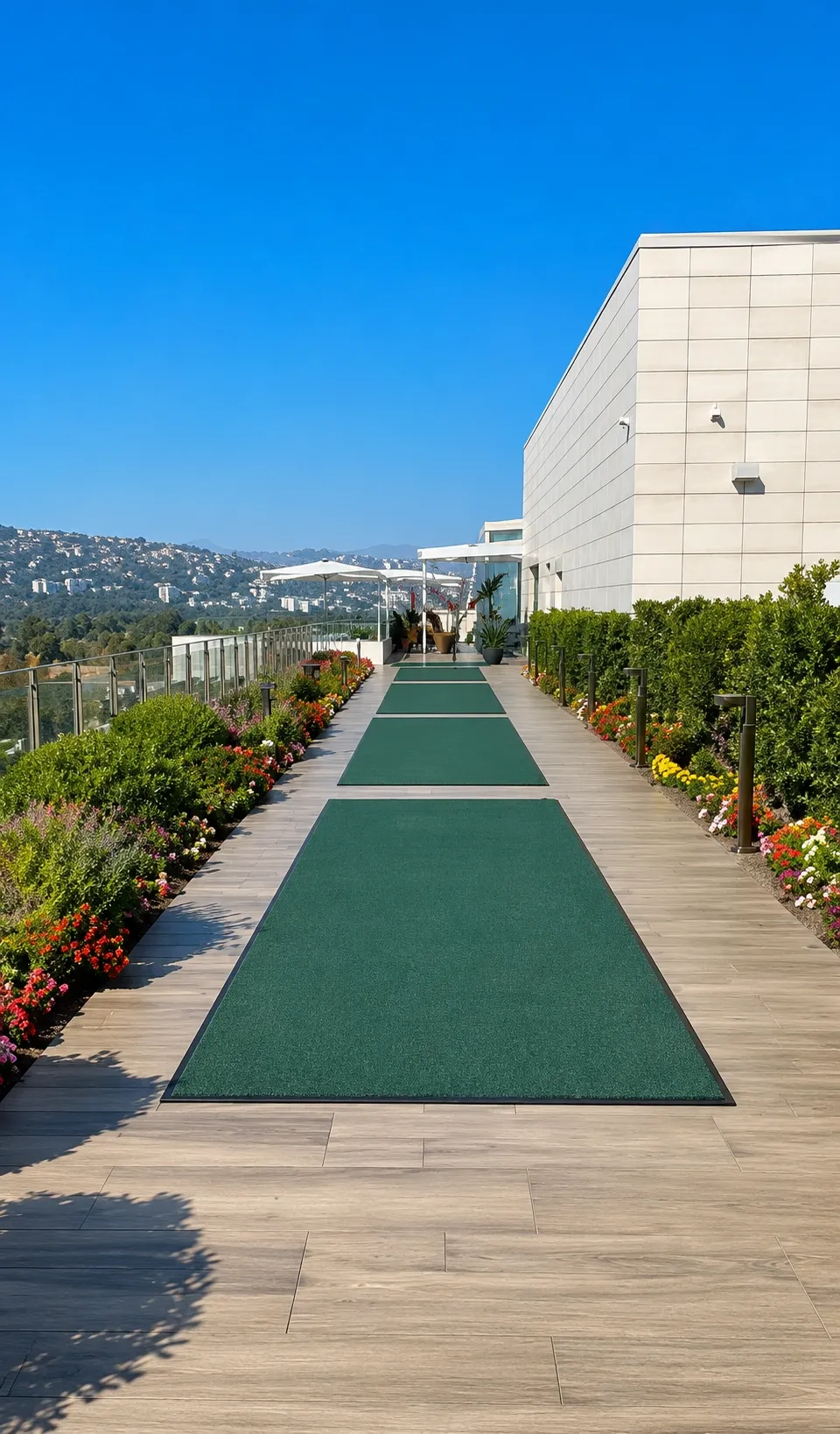 Waldorf Astoria Beverly Hills entrance matting